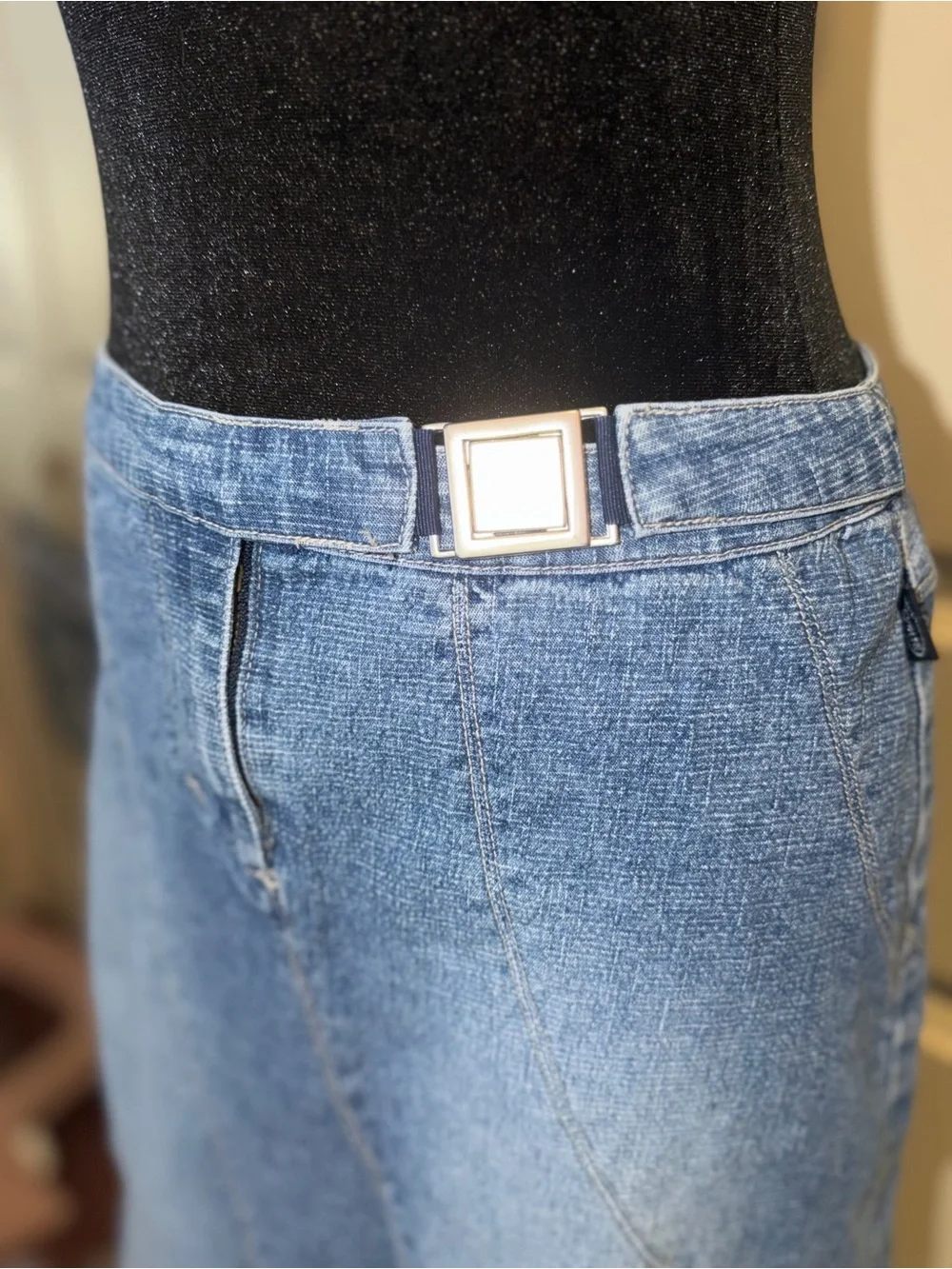 Vintage Revolt Jean Skirt